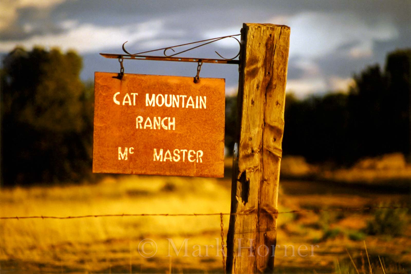 Cat Mountain Ranch sign