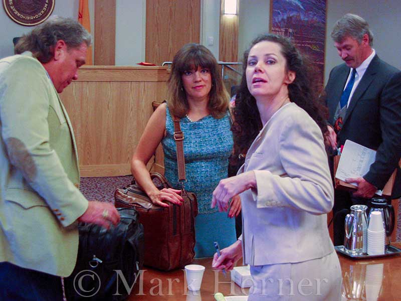 Linda Henning in court on September 26, 2002.